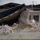Rear of buldings on Main Street, Tehachapi, California. Steinbrugge Collection, Earthquake Engineering Research Center, UC Berkeley