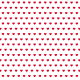 Red hearts scrapbook paper: white background