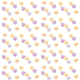 Free candy hearts scrapbook paper: white background