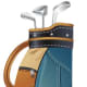 Golf bag clip art