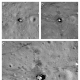 July and September 2009 LRO passes above the Apollo 17 site (a, b) compared to the fall 2011 low-altitude pass.