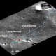 January 2010: multiple (stereoscopic) images from the LRO allowed NASA scientists to reconstruct a 3D view of the Apollo 14 landing site. Click link for more info on this image.