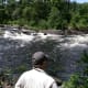 looking upstream