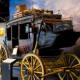 Stagecoach at the Wells Fargo Museum in Phoenix, AZ.