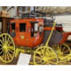 Scaled-down replica of a Concord Coach, used by Wells Fargo, in their old Sacramento, CA museum.