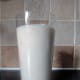 Pour the cool frothy banana milkshake into a glass and enjoy the drink