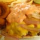 The Sloppy Burger - Grilled Onions, Cheese, & Thousand Island