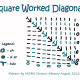 The Diagonal Square in 10 rows.
