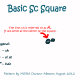 Begin with 2 ch. The VERY FIRST CH is referred to as A and will serve as the center of the square.