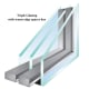 Triple Glazing with warm Edge Spacer Bar