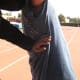 Strike to kidneys or hip joint hinge