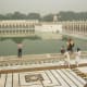 The Sarovar (Pond), which was built on the site of the well which was the source of water during the small pox & cholera epidemic in 1664 AD.