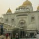 The main Gurudwara (sikh temple) building