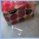 The excess cellophane can be taped to the bottom of the basket.