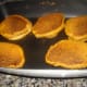 These are the finished pancakes. My electric skillet does such a good job