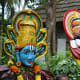 Kummattikali celebration masks, India