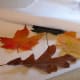 Drying leaves in the microwave oven