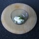 Mayo, garlic and chives are combined in a small bowl
