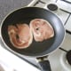 Frying middle bacon