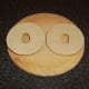 Bagel cut in half horizontally