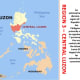 Luzon, Visayas, and Mindanao on the map.