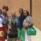A quick family photo with grandmom Susie and the girls before leaving the recital. We were now on our way to cousin Darlena's cowboy and cowgirl day of fun.