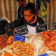 A Stallholder selling her produce