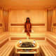 Saunas are the perfect place to push built up toxins out of the skin fast.