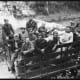 Group of CCC boys from Idaho just arrived in camp near Andersonville, Tennessee. The CCC units are to assist in the reforestation work on the Clinch River watershed above the Dam. circa 1933.