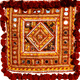 Mirror work in cloth