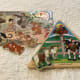 Disney Jungle Book puzzle with small knobs. Farm animals puzzle with jumbo knobs.