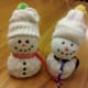 Our finished sock snowman!