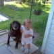Dakota with my niece.