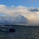 Ferry leaving the Batam Center Point International Ferry Terminal