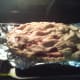 This Peach and Pecan Pie is ready to eat.
