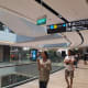 Signboards everywhere showing the direction of the link bridges to T2, T3 and T4.