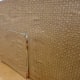 . . . and the outside. We cut the door frame before gluing the paper on for smooth edges.