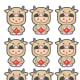Ox Motifs and Patterns # 7 - Children in Year of the Ox Costumes