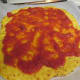 Top with marinara sauce.