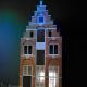 Model of a gabled house.