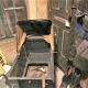 Hiding place for a resistance fighter's gun.