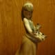 Lladro figurine with kittens and a cat