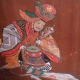 A painted screen in Tamozawa Imperial Villa.
