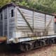 An L&NWR unfitted brake, a six-wheel vehicle possibly for general traffic as there is no visible traffic designation