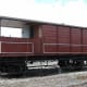 A restored fitted GW brakevan in original livery (lettering and numbering to be added)stands on the rails as an example of work undertaken by the Bury Standard 4 Group