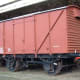 British Railways 12 ton van, corrugated steel ends plywood-sides in post 1964 TOPS coded - prelude to computerised stock records, but many of these vans were life-expired by then anyway