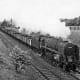 Class 9F 2-10-0 92076 on mixed mineral and goods freight near Braunston on the Great Central main line