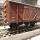 Airfix/Dapol British Railways' Meat Van with Parkside underframe and Romford cast brass buffers