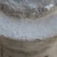A closeup view of the pedestal mating surface. This one has been smoothed out for the project.