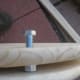 This is how the screw assembly will be. When the nut is turned it will raise the upper board.